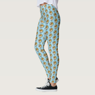 Eastern Bluebird in Snow - Original Foto Leggings