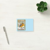 Eastern Bluebird in Snow - Original Foto Post-it Klebezettel (Büro)