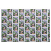 Eastern Bluebird in Snow - Original Foto Stoff (Fat Quarter (45,7 x 55,9 cm))