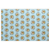 Eastern Bluebird in Snowstorm Original Foto Stoff (Fat Quarter (45,7 x 55,9 cm))