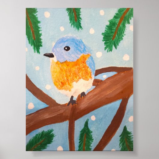 Eastern Bluebird Poster (Vorne)