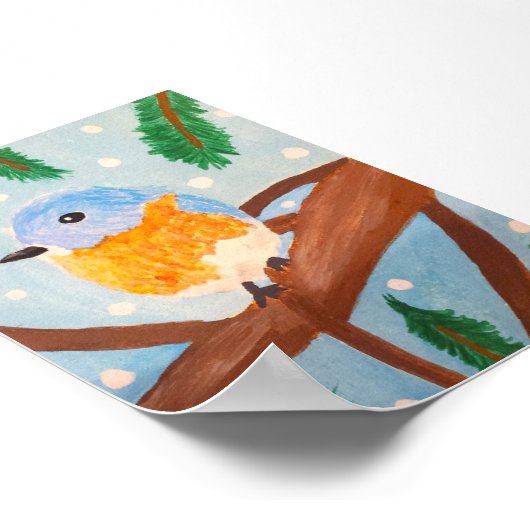 Eastern Bluebird Poster (Ecke)