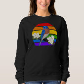Eastern Bluebird Rainbow Bird Birdwatcher Diversit Sweatshirt (Vorderseite)