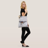 Eastern Bluebird tanzen im Schnee Tasche (Am Model)
