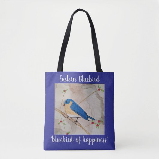 Eastern Bluebird Tasche (Vorderseite)