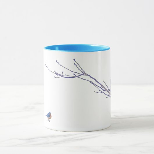 Eastern Bluebird Tasse (Zentrum)