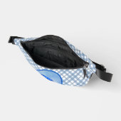 Eastern Bluebird über Birdbath Original Bird Art Bauchtasche (Offen)