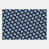 Eastern Bluebird über Birdbath Original Bird Art Geschenkpapier Set (Vorderseite 3)