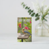 Eastern Bluebird Visitenkarte (Stehend Vorderseite)