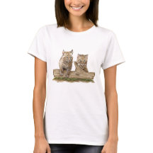 Eastern Bobcat Kittens T - Shirt