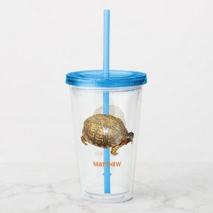 Eastern Box Turtle Foto Personalisiert Acryltrinkbecher