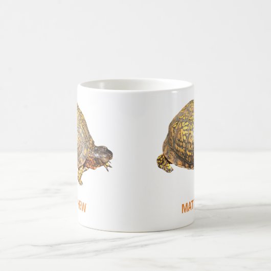 Eastern Box Turtle Foto Personalisiert Kaffeetasse (Mittel)