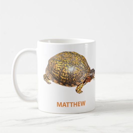 Eastern Box Turtle Foto Personalisiert Kaffeetasse (Links)