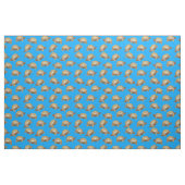 Eastern Box Turtles Bright Blue Gemustert Stoff (Fat Quarter (45,7 x 55,9 cm))