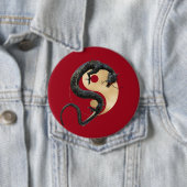 Eastern Chinese Dragon Yin Yang Button (Beispiel)