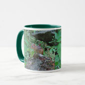 Eastern Chipmunk auf Rock Tasse (Vorderseite Links)