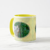 Eastern Chipmunk auf Stump Tasse (Vorderseite Links)