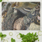 Eastern Chipmunk - Tamias striatus Geschirrtuch (Gefaltet)
