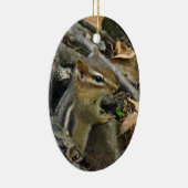 Eastern Chipmunk - Tamias striatus Keramik Ornament (Rechts)