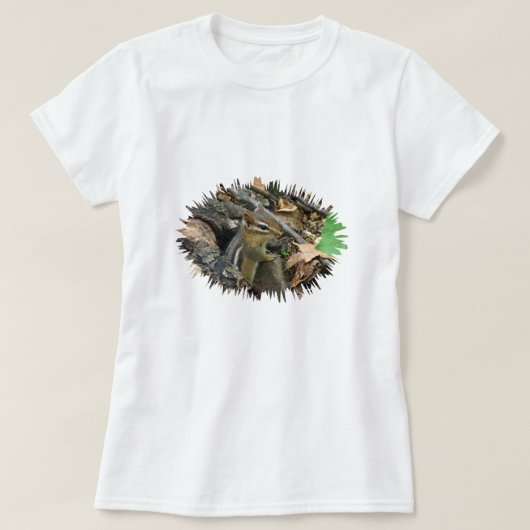 Eastern Chipmunk - Tamias striatus T-Shirt (Design vorne)