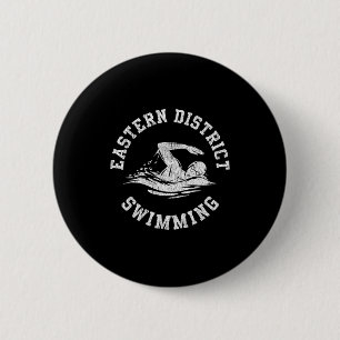 Eastern District Schwimmen Retro Distressed Schwim Button