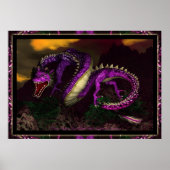 Eastern Dragon by Michelle Wilder Poster (Vorne)