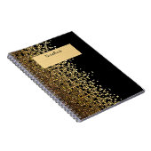 Eastern Elegance - Notebook mit goldenen Mustern Notizblock (Rechte Seite)