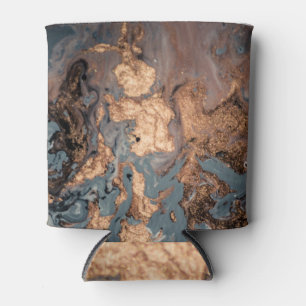 Eastern Elegante: Golden Artistic Swirl Dosenkühler