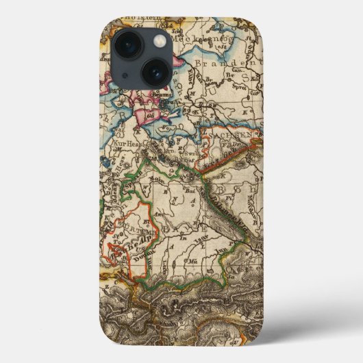 Eastern European Map Case-Mate iPhone Hülle (Rückseite)