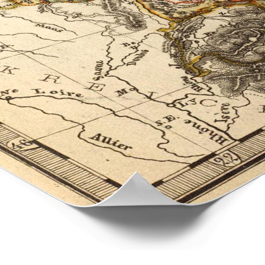 Eastern European Map Poster (Ecke)