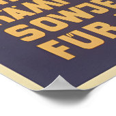 Eastern German Propaganda Poster Unwavering fights (Ecke)