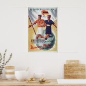 Eastern Germany Propaganda Poster -GDRSoviet (Küche)