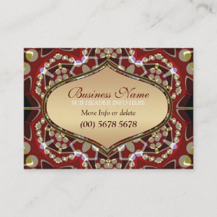 Eastern Gold Magic Big Business Card Visitenkarte