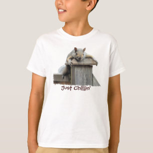 Eastern Gray Eichhörnchen Just Chillin' Funny T - T-Shirt