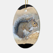 Eastern Gray Eichhörnchen - Sciurus carolinensis Keramik Ornament (Links)