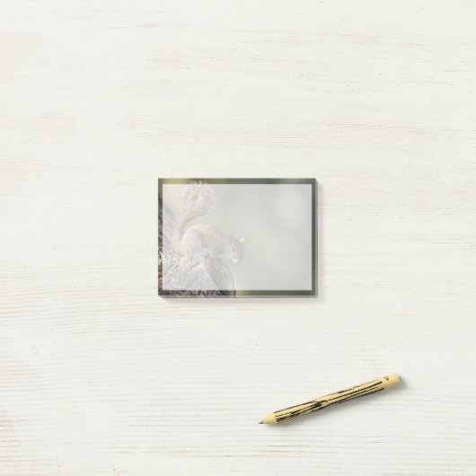 Eastern Gray Squirrel, or grey squirrel Post-it Klebezettel (Auf Schreibtisch)