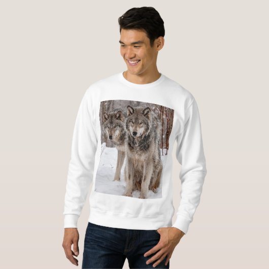 Eastern Gray Wolf  Sweatshirt (Vorne ganz)