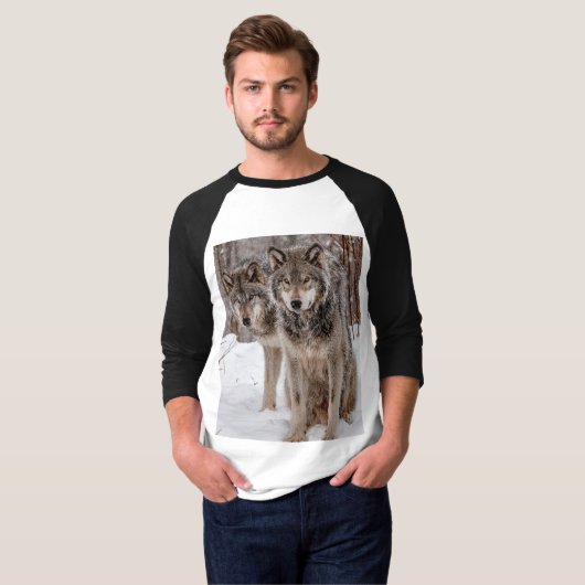 Eastern Gray Wolf  T-Shirt (Vorne ganz)