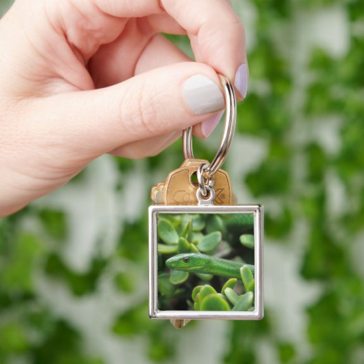 Eastern Green Mamba (Dendroaspis Angusticeps) Schlüsselanhänger (Hand)