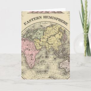 Eastern Hemisphere 13 Feiertagskarte