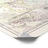 Eastern Hemisphere World Map Poster (Ecke)