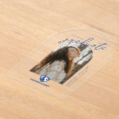 Eastern Illinois Panthers Kopf- und Wordmark-Logo Acryleinladungen (Ablage )