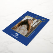 Eastern Illinois Panthers Kopf- und Wordmark-Logo Folieneinladung (Gedreht)