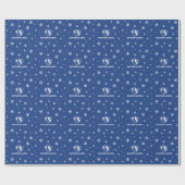 Eastern Illinois Panthers Kopf- und Wordmark-Logo Geschenkpapier (Flach)