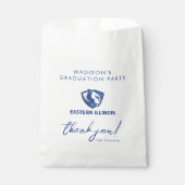 Eastern Illinois Panthers Kopf- und Wordmark-Logo Geschenktütchen (Vorderseite)