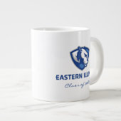 Eastern Illinois Panthers Kopf- und Wordmark-Logo Jumbo-Tasse (Vorderseite Rechts)