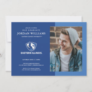 Eastern Illinois Panthers Kopf- und Wortmarken-Log Ankündigung