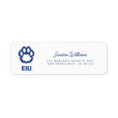 Eastern Illinois Panthers Paw Print & EIU (Vorne)
