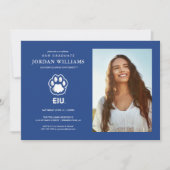 Eastern Illinois Panthers Paw Print & EIU Ankündigung (Vorderseite)