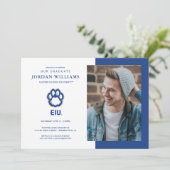 Eastern Illinois Panthers Paw Print & EIU Ankündigung (Stehend Vorderseite)
